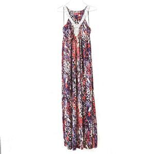 Elle Multicolor Maxi Dress in Large Bubble M